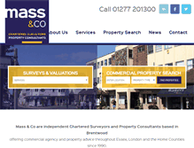 Tablet Screenshot of massandco.com